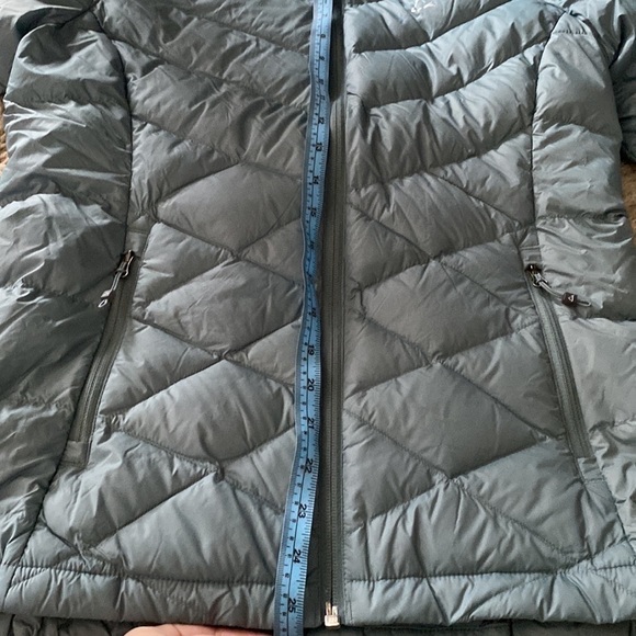 Paradox Lightweight Teal Puffer Jacket (Removable Hood) (Small) Duck Down - Picture 10 of 13